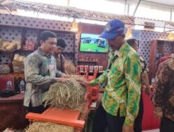 Penas-KTNA XVI Padang, Disnak Aceh Pamerkan Mesin Press Jerami Portabel