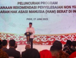 Presiden Jokowi: Pemerintah Memiliki Niat Tulus Selesaikan Kasus Pelanggaran HAM Berat