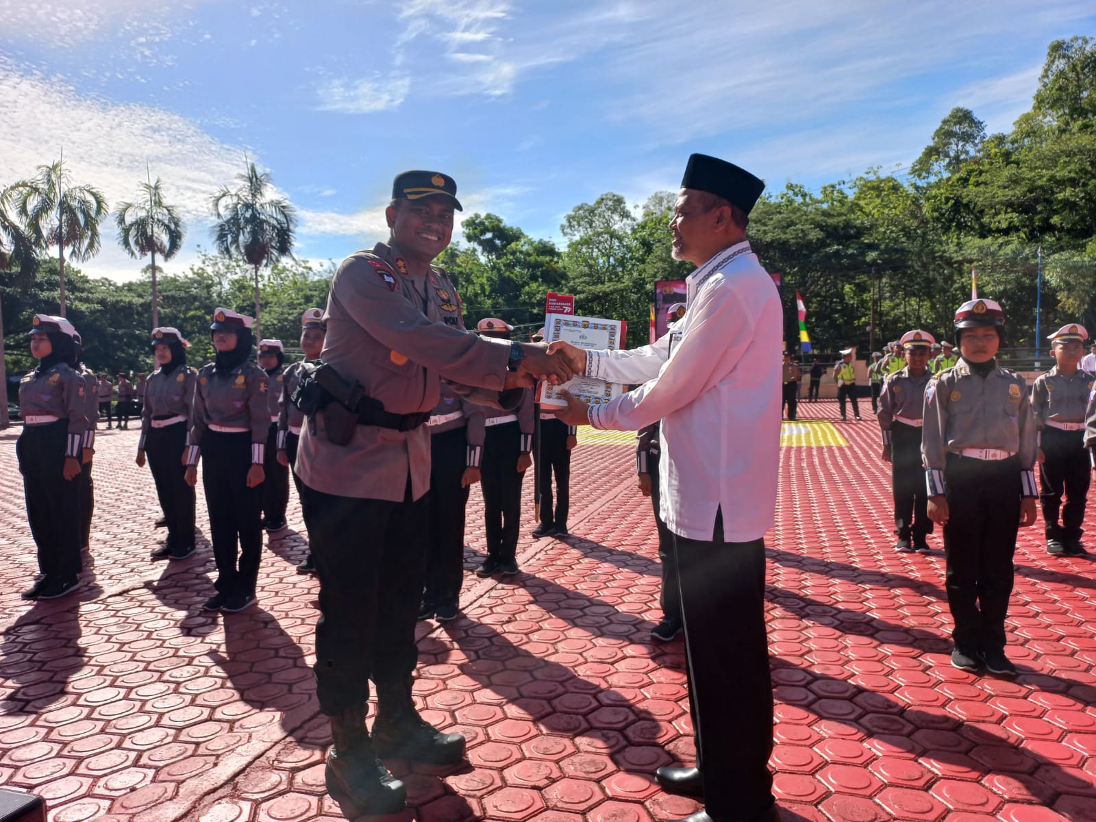 Polisi Cilik MIN Jeureula Aceh Besar juara 1 se Aceh