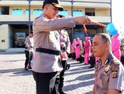 Tradisi Mandi Kembang di Polresta Banda Aceh saat 63 Personelnya Naik Pangkat