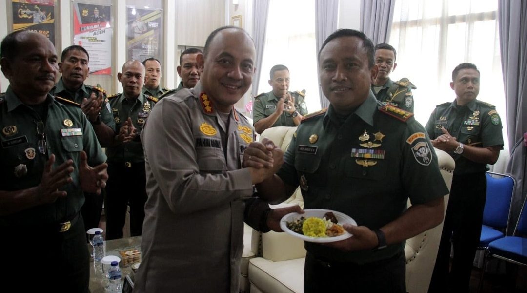 Dandim 0101/KBA Beserta Jajaran Datangi Polresta Banda Aceh