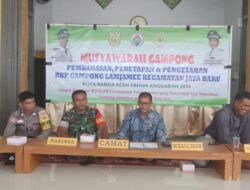 Gampong Lamjamee Gelar Musgam Penetapan RKPG 2024