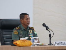 Pangdam IM pimpin Rapat Paparan Lattis Tingkat Tim Yonif 116/GS dan Paparan RGB Turnamen Karate serta Taekwondo Piala Pangdam IM TA 2023