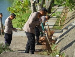 Polri Peduli Lingkungan, Polresta Banda Aceh Gandeng Stake Holder Untuk Bersih-Bersih Lingkungan