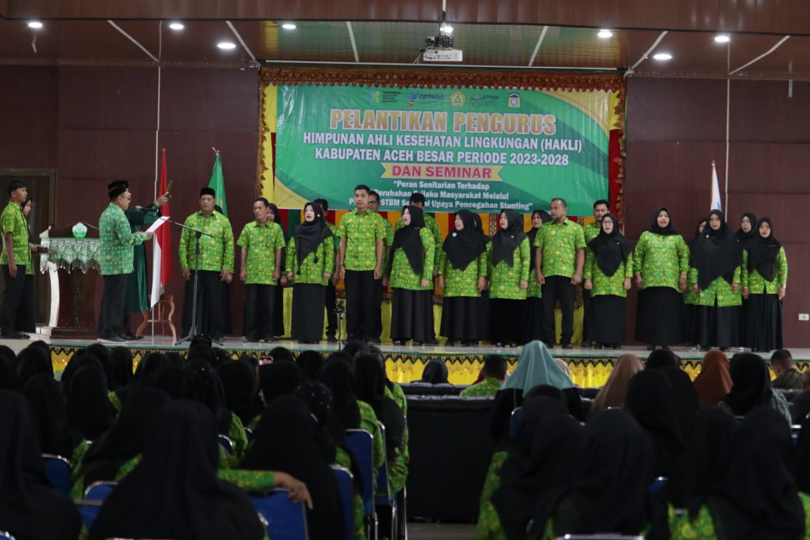 Wakili Pj Bupati, Anita Hadiri Pelantikan Pengurus HAKLI Aceh Besar