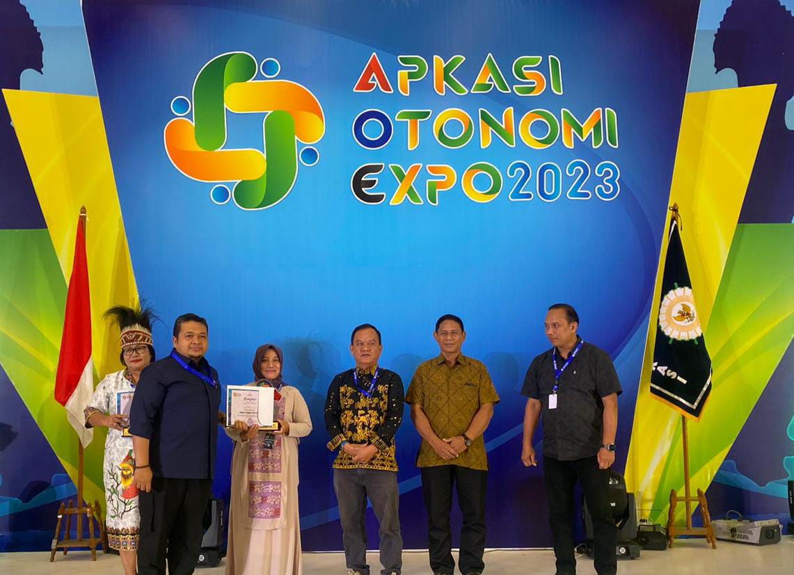 Aceh Besar Stand Terbaik Paling Inovatif di AOE Nasional 2023