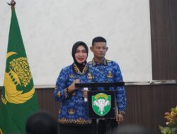 Ketua Dewan Pengurus Korpri (DPK) Unit TNI AD drg. Nora Tristyana, M.A.R.S., mengukuhkan kepengurusan DPK Sub Unit Kodam Iskandar Muda.