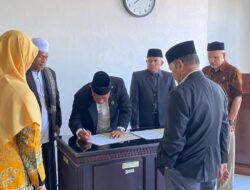 Ketua MPU Kota Banda Aceh Kukuhkan Wakil Pimpinan I, II dan Anggota PAW
