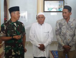 Menuju Ke Kab. Singkil Pangdam IM lakukan Shalat Jum’at Berjamaah di Masjid Sabilul Jannah Blang Muko.