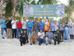 Pangdam IM Gelar Kegiatan Pelepasan Tukik jenis Penyu Hijau, Panen Kakap Putih dan penanaman Terumbu Karang di Teluk Nibung dan Pulau Panjang Kab. Aceh Singkil