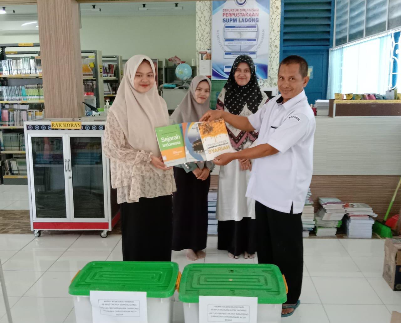 Aceh Besar Bersinergi Dukung Kemajuan Pustaka Gampong