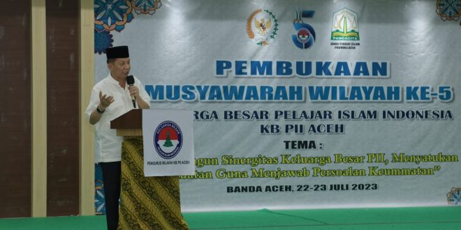 Gubernur Buka Muswil Keluarga Besar Pelajar Islam Indonesia Aceh