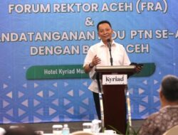 Gubernur Hadiri Rapat Koordinasi Rektor se-Aceh