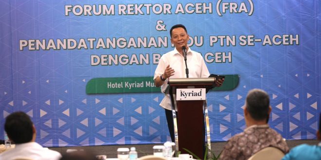 Gubernur Hadiri Rapat Koordinasi Rektor se-Aceh