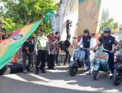 Penjabat Gubernur Ikut Konvoi Bareng Peserta Aceh Vespa Festival 2023