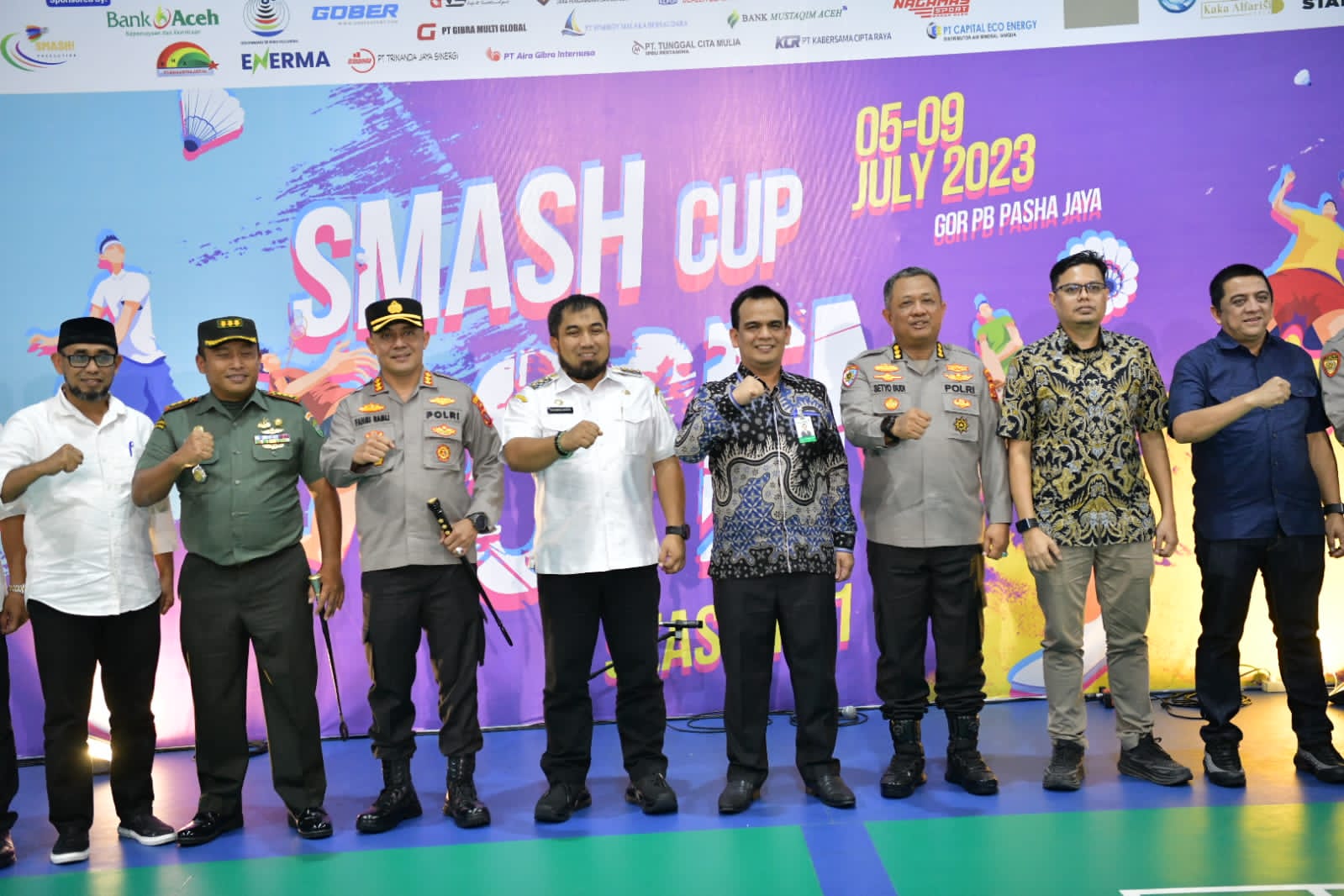 Pj Bupati Aceh Besar Apresiasi Turnamen Bulu Tangkis PB Pasha Jaya