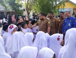 Pj Bupati Pantau Penerapan Masa Perkenalan Sekolah Bagi Peserta Didik di MIN 5 Aceh Besar