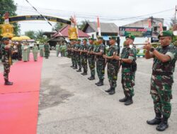 Pangdam IM dan Ibu Ketua Persit KCK Daerah Iskandar Muda melaksanakan Kunker ke Kodim 0107/Aceh Selatan.
