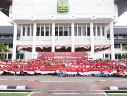 Asisten Teritotial Kasdam Iskandar Muda Kolonel Inf Deni Gunawan, S.E., mewakili Pangdam IM menghadiri acara launching Pencanangan Pembangunan 10 Juta Bendera Merah Putih dalam rangka memperingati Hari Ulang Tahun Ke-78 Kemerdekaan Republik Indonesia.