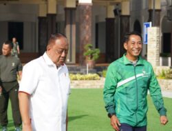 Pangdam IM menerima kunjungan Kerja Ketum Komite Olahraga Nasional Indonesia (KONI) Pusat Letjen TNI Purn Marciano Norman.
