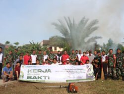 Sinergi TNI-Polri dan Warga LDII Banda Aceh Kerja Bakti Bersama