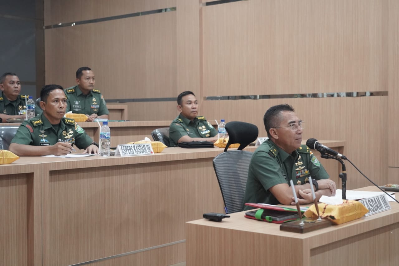 Kasdam IM Pimpin Rapat ETWP Perumahan Non Dinas Bagu Prajurit Bintara dan Tamtama Masa Dinas 0 S/D 10 tahun.