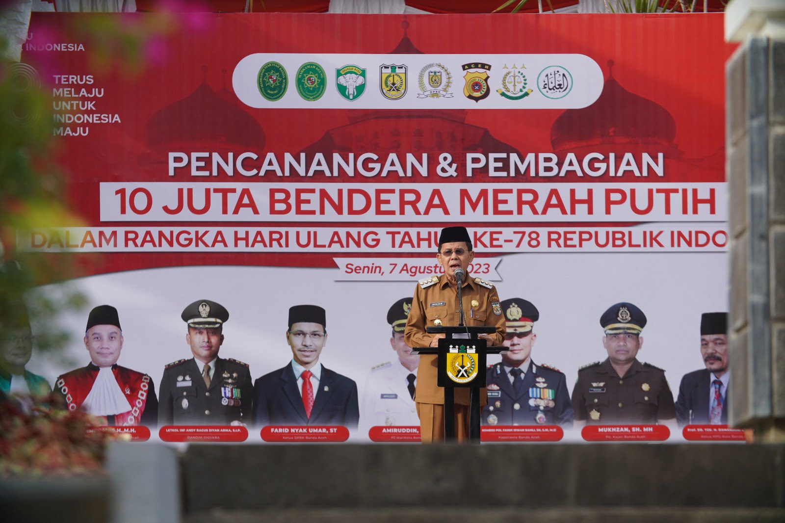 Banda Aceh Canangkan Gerakan 10 Juta Bendera