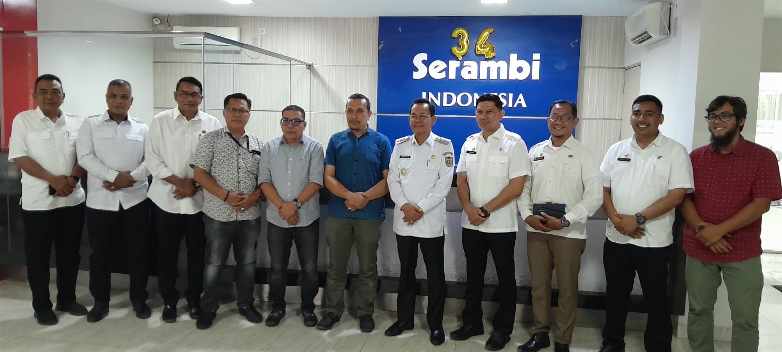 Pj Wali Kota Kunjungi Harian Serambi Indonesia