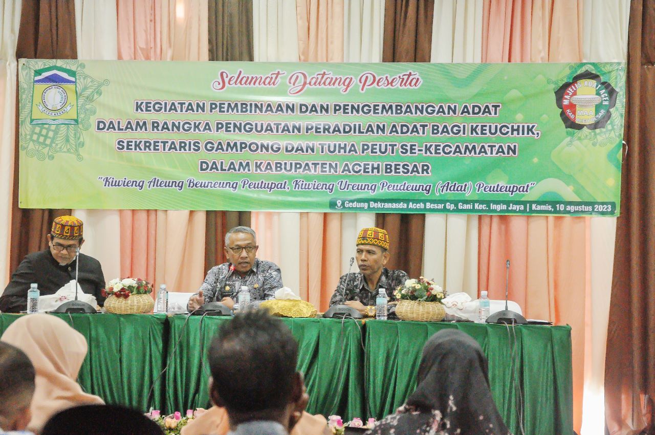 MAA Aceh Besar Gelar Pembinaan dan Pengembangan Adat Tingkat Gampong se-Aceh Besar