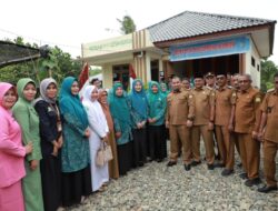Pj Bupati Aceh Besar Sambangi Kedatangan Pj Ketua PKK Aceh di Neuheun