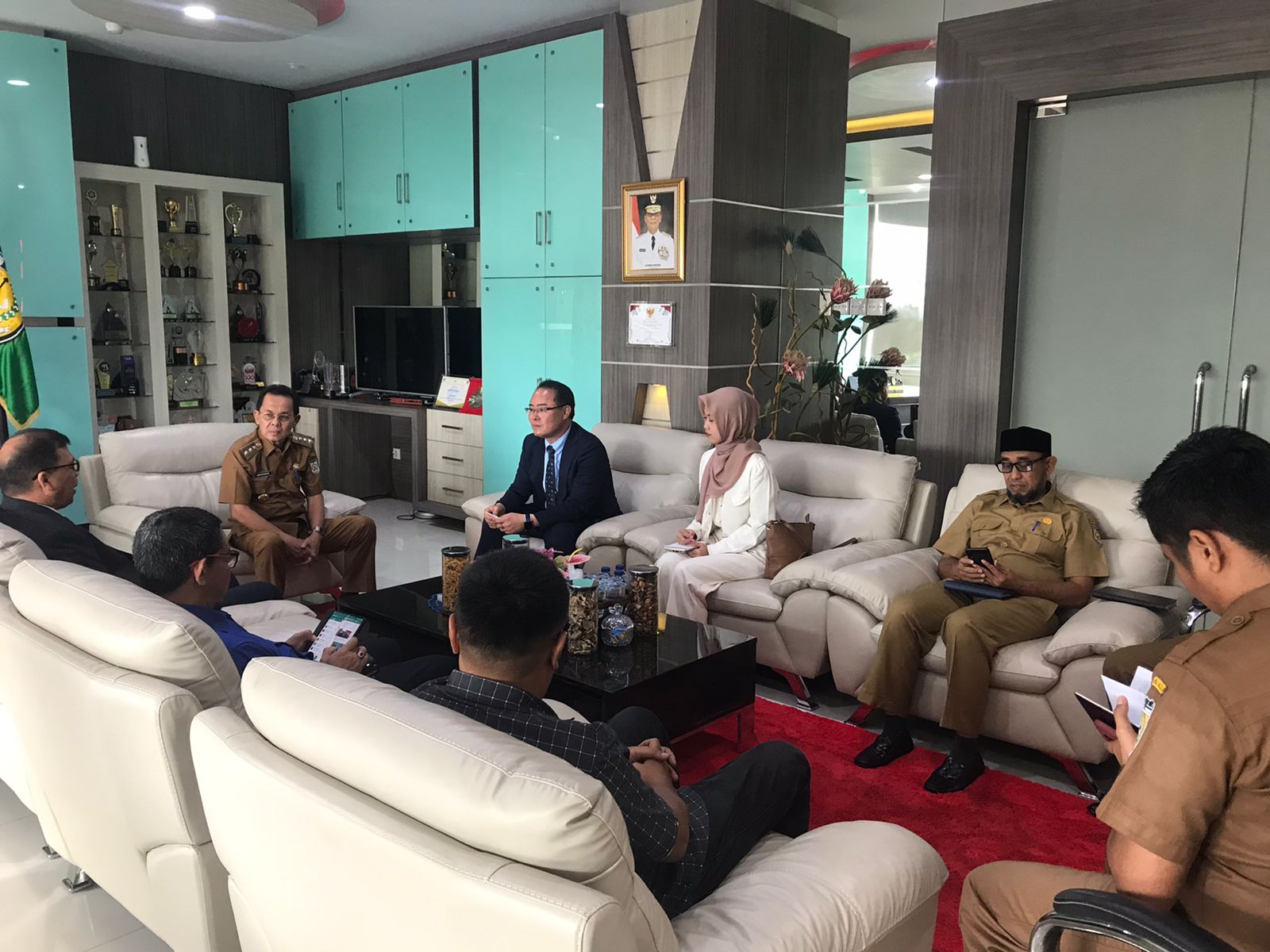 Pj Wali Kota Banda Aceh Lakukan Pertemuan Bersama Perusahaan Asal Korea Selatan