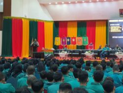 Pangdam IM Memberikan Kuliah Umum Materi Wawasan Kebangsaan kepada Mahasiswa USK.