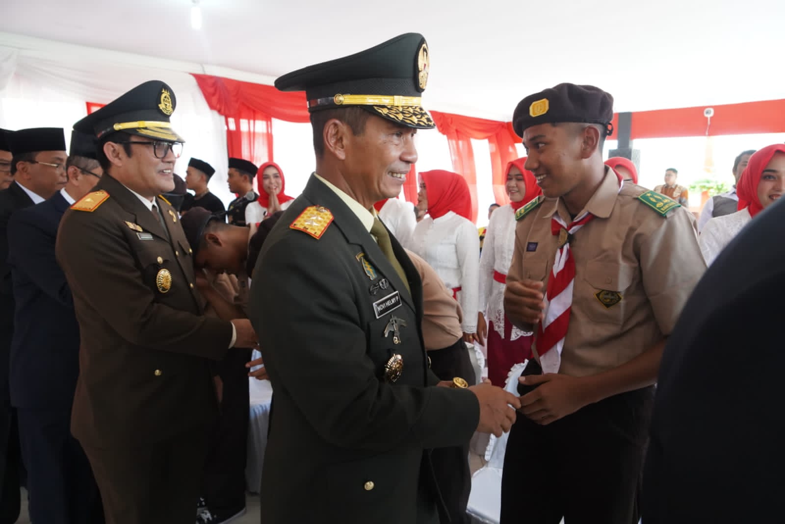 Pangdam IM turut serta dalam acara penyerahan remisi kepada Narapidana di Lapas Lambaro.