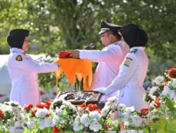 Pj Bupati Aceh Besar Irup Upacara HUT ke-78 RI di Kota Jantho