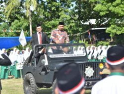 Pj Bupati Aceh Besar Irup Apel Tahunan Pekan Perkenalan Khutbatul Arsy Pesantren Al Manar