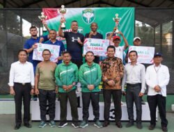 Kasdam IM menutup Kejuaraan Tenis lapangan Piala Pangdam IM
