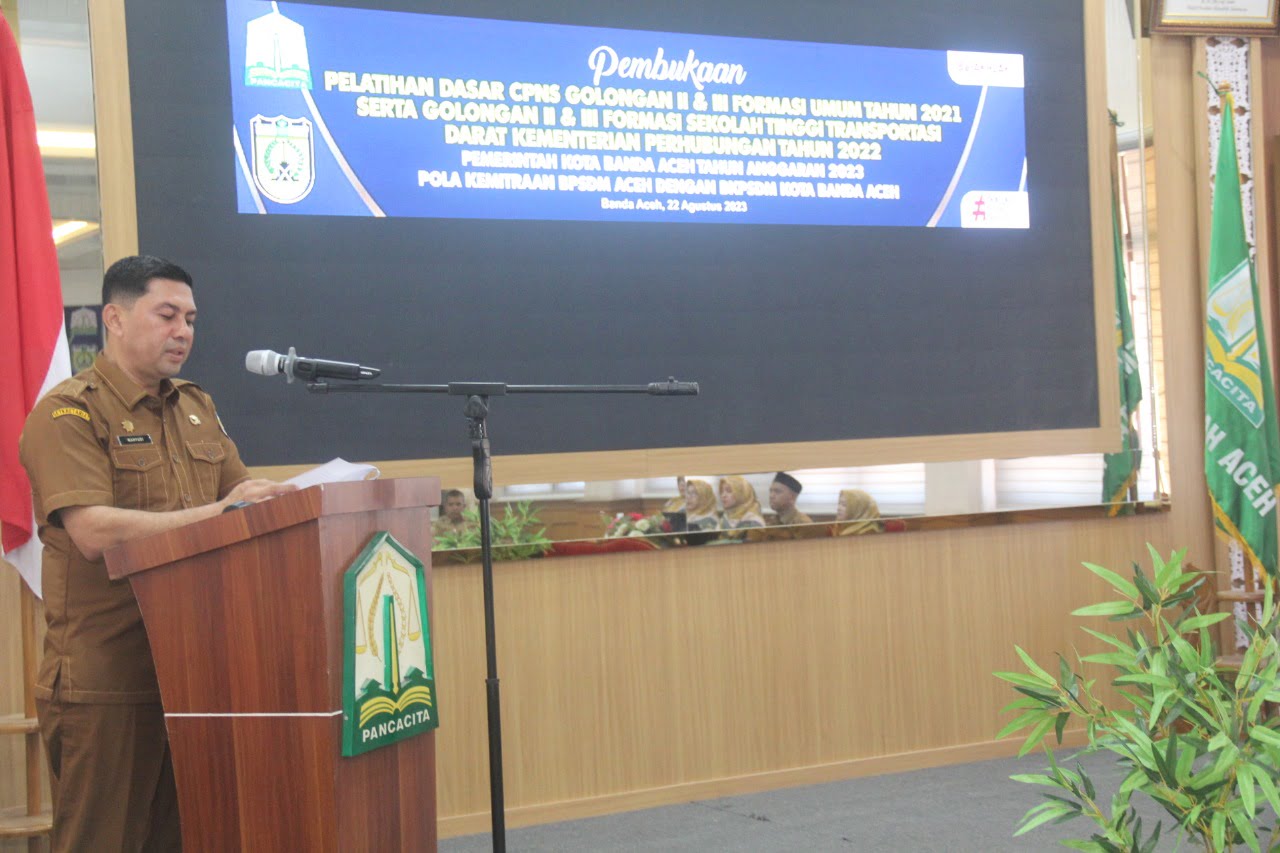 Pemko Banda Aceh Gelar Latsar Bagi 32 CPNS Golongan II dan III