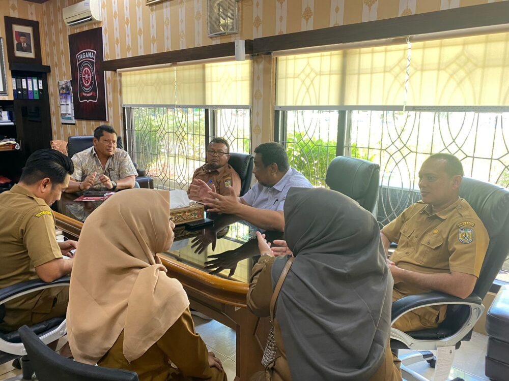 Kadinsos Kota Banda Aceh Kunjungi Dinsos Aceh Besar