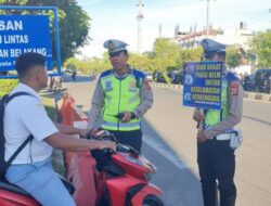Sat Lantas Polresta Banda Aceh Imbau Pengguna Kenderaan Untuk Gunakan Helm