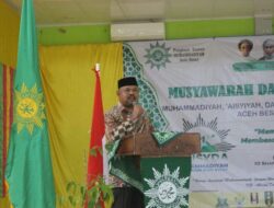 Wakili Pj Bupati Aceh Besar, Kepala DSI Hadiri Pembukaan Musda ke-19 Muhammdiyah