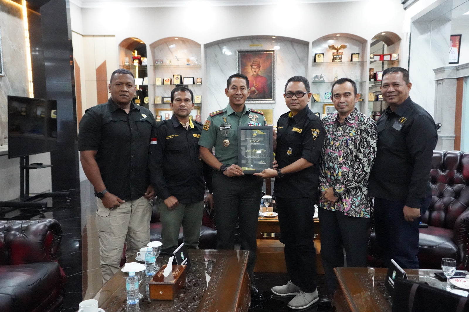 Pangdam IM menerima Audiensi dari Ketua Granat (Gerakan Anti Narkoba).