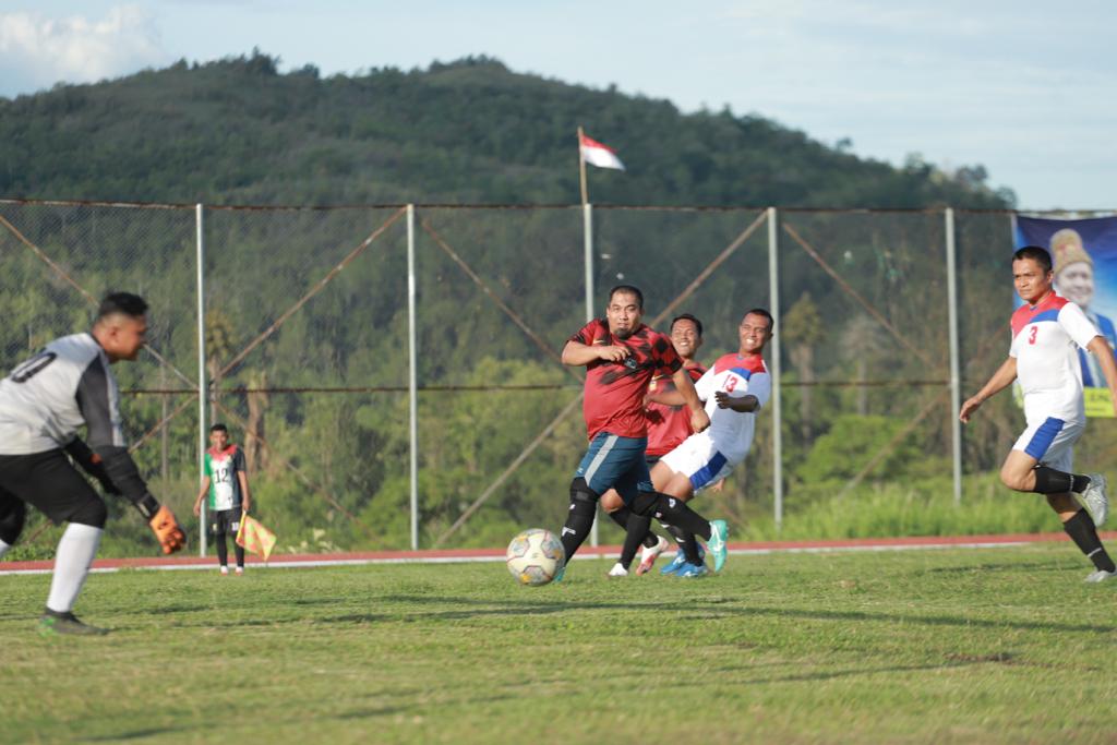 Menang 2-0, Eksekutif Pemkab Abes Revans Lanud SIM