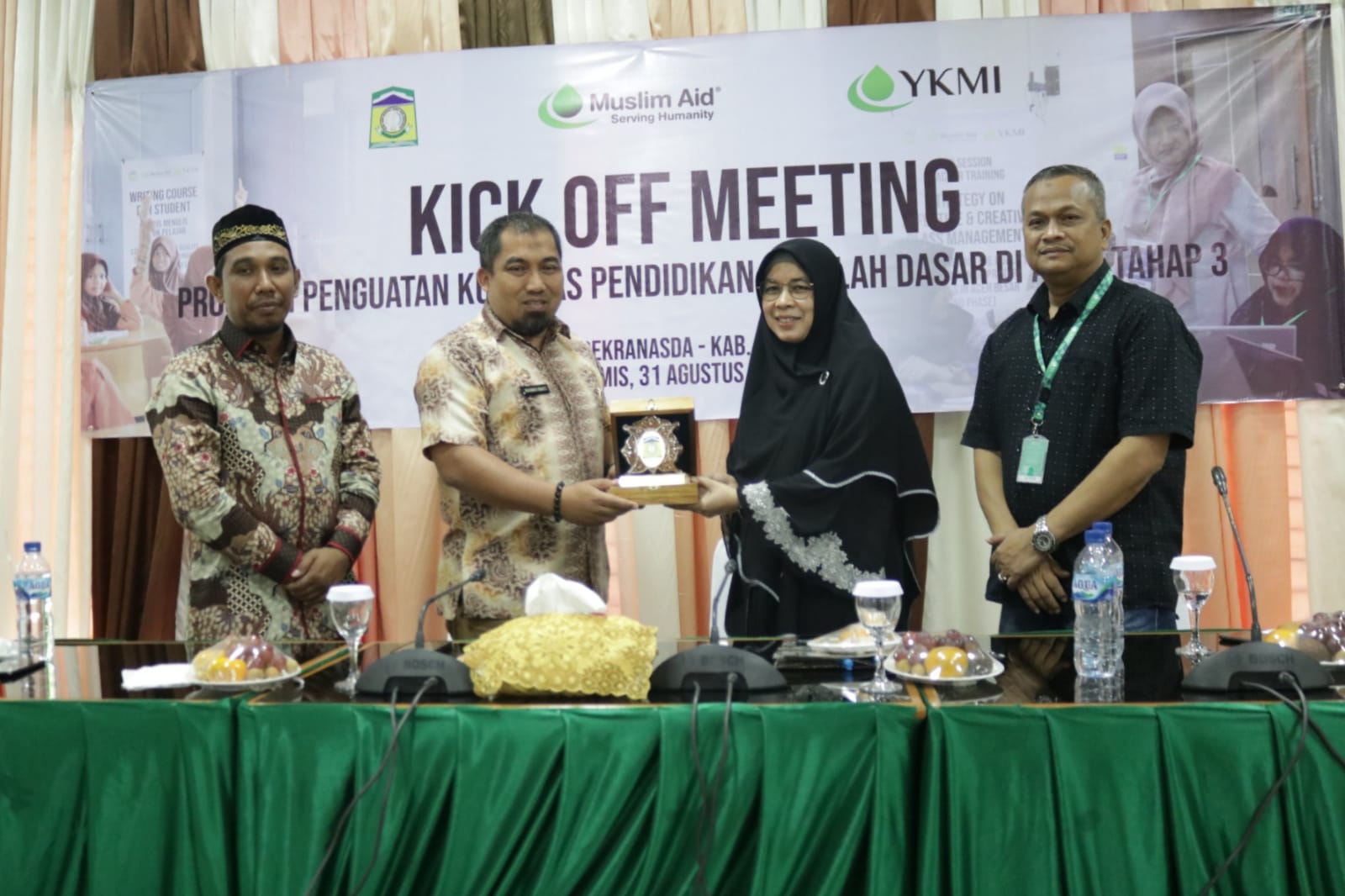 Pj Bupati Aceh Besar Buka Program Penguatan Kualitas Pendidikan SD Tahap III