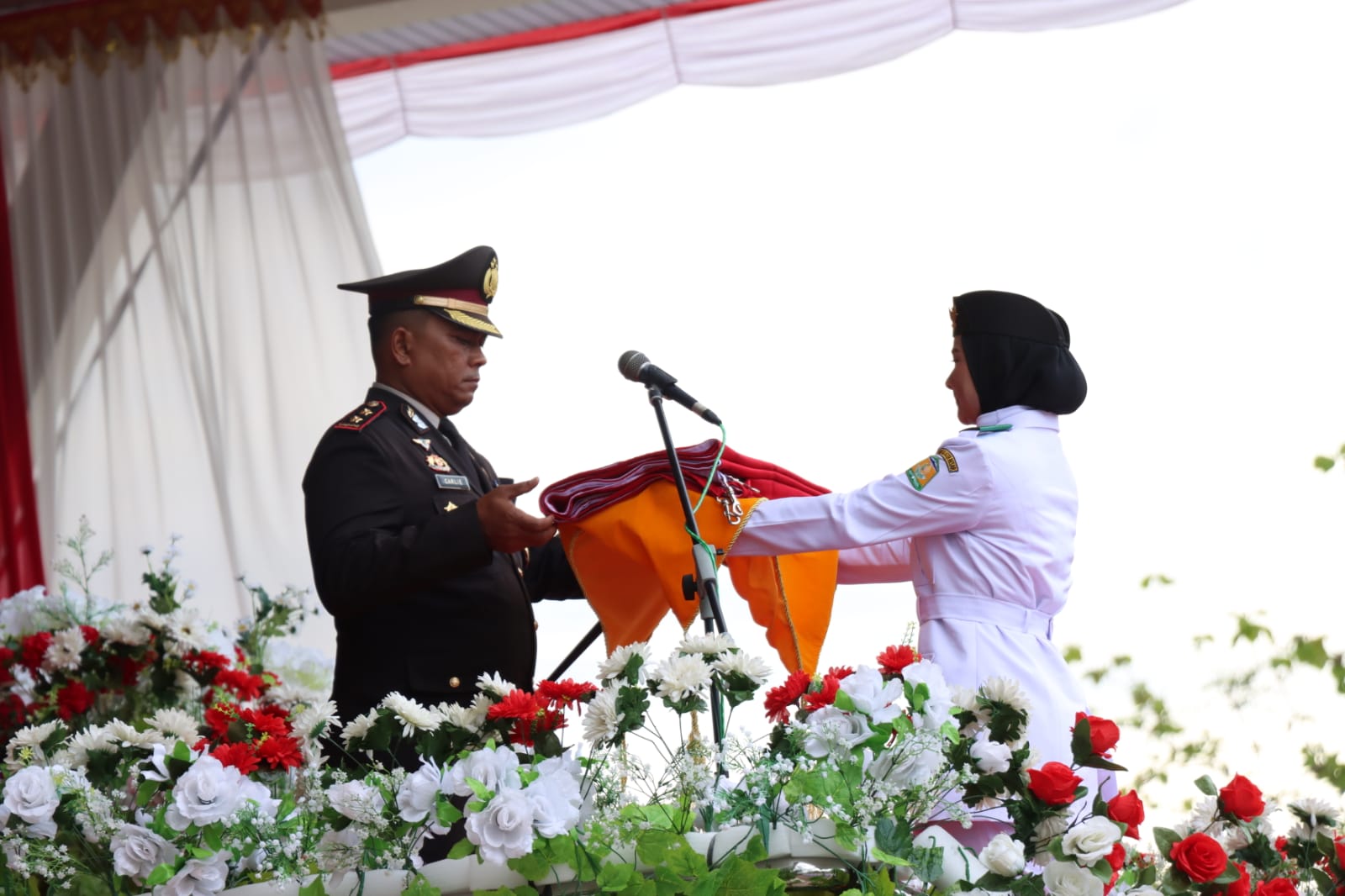 Kapolres Aceh Besar Pimpin Upacara Peringatan HUT ke-78 RI, Sampaikan Hal Ini