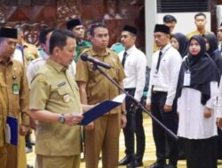 Lantik 3.247 PNS dan P3K Guru, Achmad Marzuki: Ajarkan Penghormatan, Kedisiplinan dan Etika pada Anak Didik