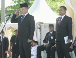 Penjabat Gubernur Inspektur Upacara Ulang Tahun ke-50 Bank Aceh Syariah