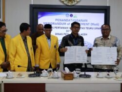 Tandatangani MoA, Disnak Aceh Jalin Kerjasama dengan UTU