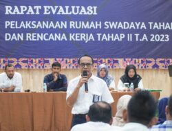 Tingkatkan Kinerja Pelaksanaan Rumah Swadaya, BP2P Sumatera 1 Selenggarakan Rapat Evaluasi dan Rencana Kerja