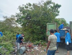 Libatkan Mahasiswa KKN, DLH Aceh Besar Bersihkan Sampah di Jantho dan Blang Bintang