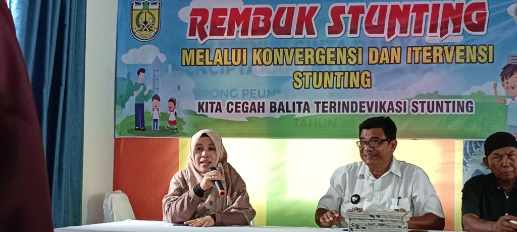 Cegah Balita Stunting, Peunyeurat Gelar Rembuk Stunting